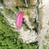 cascade de l'Oule. Parapente grenoble vol sensation